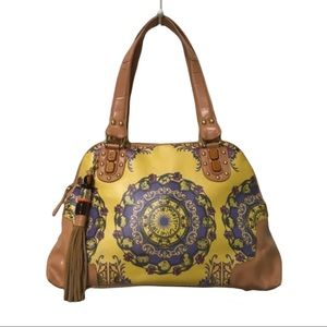 Yellow Horoscope Medallion Handbag